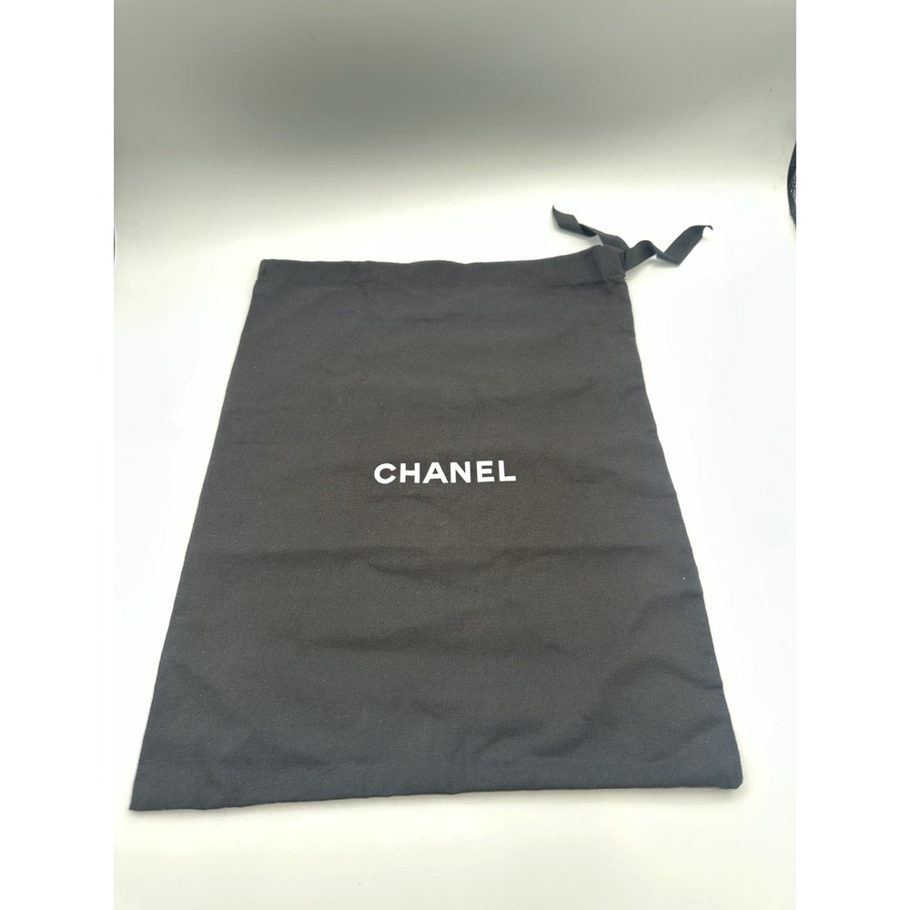 CHANEL Dust Bag Travel Shoes Wallet Purse Storage 11.5" x 15"